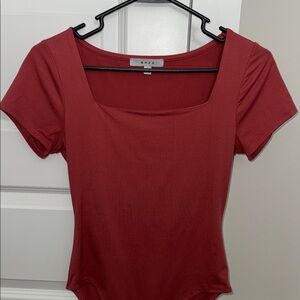 Square neck bodysuit